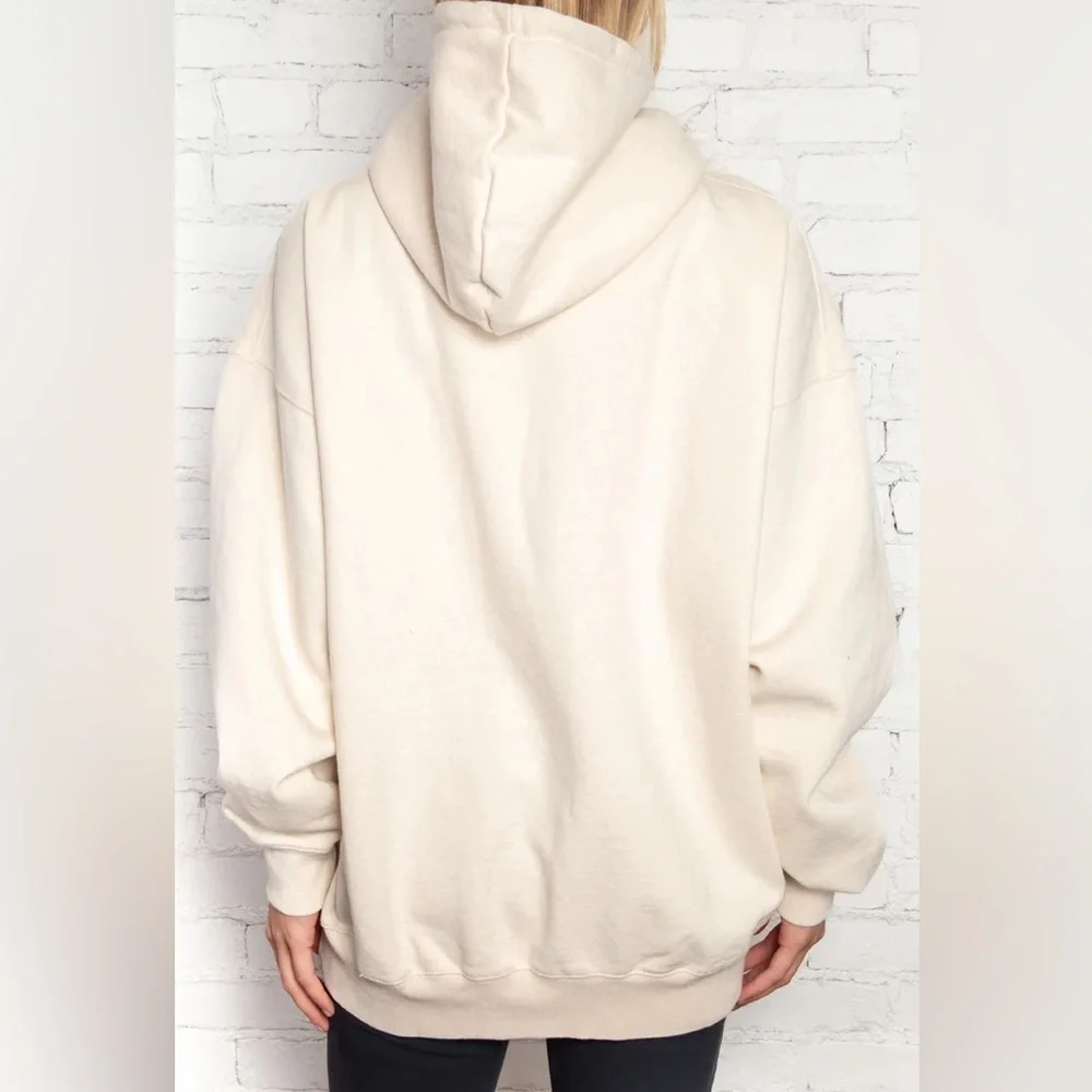 Brandy melville oversized cream Christy north shores hawaii hoodie - Picture 4 of 6